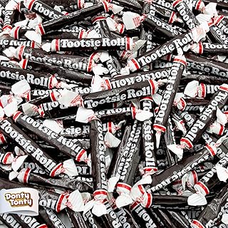 Tootsie Rolls Juniors 1 lb - Long Taffy Candies (42 Pieces) in Resealable Bag, Individually Wrapped, Chewy Texture, Gluten Free