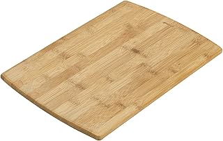 GoodCook Everyday 10" x 14" Bamboo Cutting Board, Durable Edge-Grain Wood, Moisture-Resistant, Knife-Friendly, Wooden Chopping Board for Kitchen, Low-Maintenance, Natural Bamboo