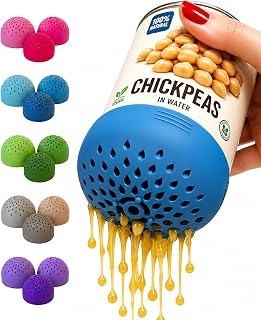 Can Strainer for Canned Goods - Set of 3 Space Saving Colanders | Space-Saving Nesting Design, Fits Standard Cans and Fruit, Multi-Use Kitchen Gadget, Food-Grade Silicone, Easy Storage