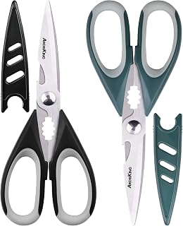 Kitchen Shears Scissor & Cooking Scissors - Sharp Blades, Professional Stainless Steel Scissors for Food Meat Poultry Vegetable - Dishwasher Safe - All-Purpose Chef's Tool&hellip;