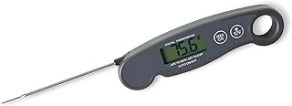 Amazon Basics Instant Read Digital Meat Thermometer, 2-3 Second Response, -58 to 572&deg;F, Backlit Display, Water-Resistant IP66, for Kitchen and Grilling