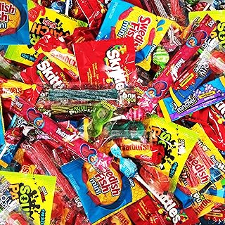 Assorted Candy Variety Pack 5 lb - Individually Wrapped Mixed Candy Bag | Chewy, Hard, Sour and Gummy Candy Assortment for Pinata, Goodie Bags, Parade, Party Favors, Office Snacks, Gifting, Birthdays