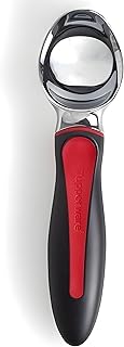Tupperware Ice Cream Scoop Black with Red Handle