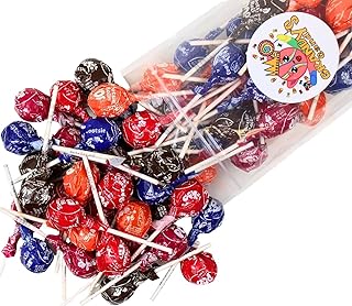 Assorted Fruit Flavored Tootsie Pops with Chocolatey Center, Bulk, 1 lb | America's Favorite Lollipop, Classic Bulk Sizes Variety, Great for Parties and Candy Bowls