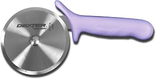Dexter-Russell 18023P Outdoors 4" Pizza Cutter with Purple Handle