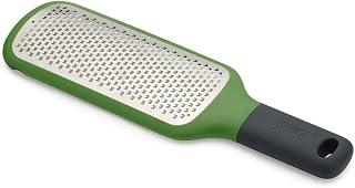 Joseph Joseph Fine Grater & Zester &ndash; Easy-Grip Handle with Sharp Stainless Steel Blades & Non-Slip Tip