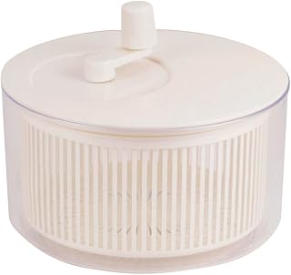 Pearl Metal C-995 Vegetable Drainer Salad Spinner, Made in Japan, White, New Salad Pal