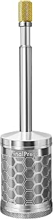 FinalPress Portable Coffee & Tea Maker V3 with Bottom Lid for Easy Cleanup | Stainless Steel Micro French Press | Ideal for Travel, Home, and Camping | Original & Patented