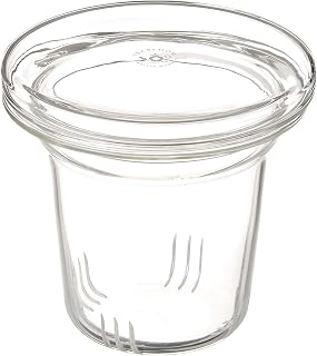 Teabloom Universal Glass Tea Infuser with Dual-Purpose Lid/Coaster &ndash; Hygienic, Non-Toxic Glass Filter for Loose Tea Leaves &ndash; Lead-Free & Cadmium-Free &ndash; Tea Purist's Choice