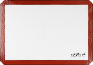 New Star Foodservice 530271 Commercial Grade Silicone Baking Mat Non Stick Pan Liner, 14 x 20 inch (Two-Thirds Size)