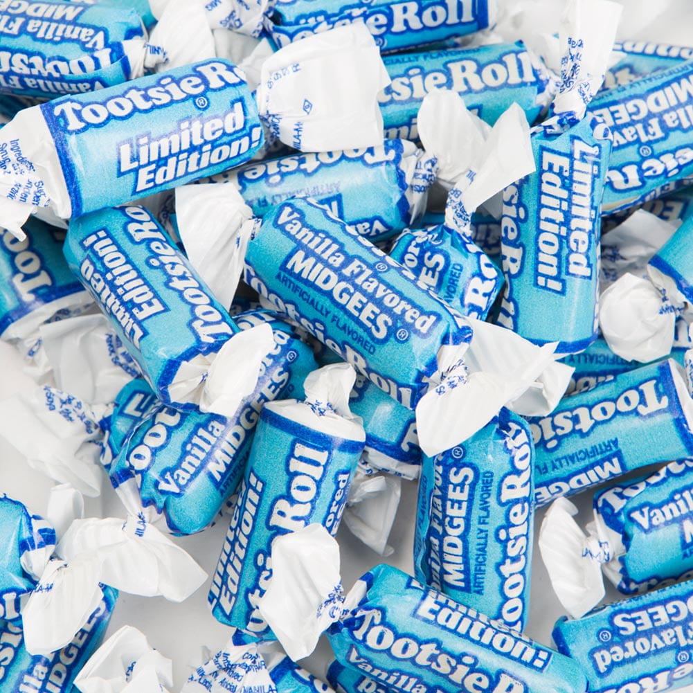 Tootsie Rolls, Vanilla Midgees, 12 Oz, 50 Ct