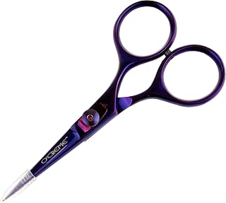 O'Creme Chef Scissors All Stainless Steel Garnishing Snips Purple | Super-sharp blades designed for precision cutting, garnishing, and food prep tasks in any professional or home kitchen.