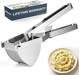 SPEENSUN Potato Ricer, 22oz Large Capacity, Heavy Duty Stainless Steel | Detachable Masher Press for Lump-Free Mash, Soft Grip, Dishwasher Safe, Ideal for Baby Food, Veggies & Fruit Juices