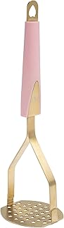 Paris Hilton Potato Masher, Heart-Shaped Stainless Steel Design, Non-Slip Handle, Dishwasher Safe, Pink