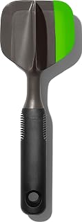 OXO Good Grips Scoop And Smash Avocado Tool | 4 Blades, Avocado Masher, Squeegee Blade Scrapes Sides of Bowl, Ideal for Guacamole, Egg Salad, Ground Beef, Dishwasher Safe