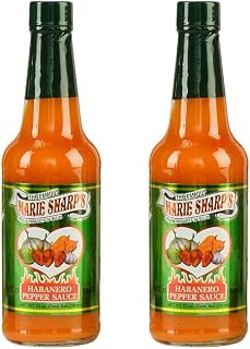 Marie Sharp&rsquo;s Mild Habanero Pepper Sauce, 10 oz | Belizean Hot Sauce with a Gentle Kick | All-Natural Ingredients [Pack of 2]