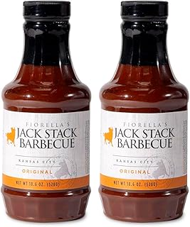 Jack Stack Barbecue Original Sauce - Kansas City BBQ - Smoked KC BBQ Sauce (2 Pack, 18oz Bottles)