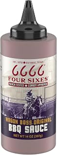 6666 Four Sixes Wagon Boss Original BBQ Sauce, 14 Ounce