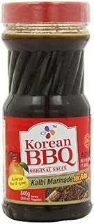 CJ Korean BBQ Sauce, Kalbi, 29.63-Ounce Bottle for Ribs by CJ