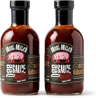 Meat Mitch WHOMP! BBQ Sauce, 21.0 Ounce (Pack of 2) - Kansas City Style Competition Barbecue