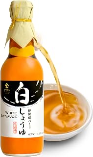 YAMASAN KYOTO UJI White Soy Sauce Traditionally Brewed 12.1 fl oz | Natural Light Amber Color Shoyu Soy Sauce, Rich Umami, No-MSG, Made in Japan 360ml