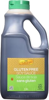 Lee Kum Kee Gluten Free Soy Sauce (64 oz - 1 Pack) Vegan, Umami | Perfect for Marinades, Stews, Sauce Mixes, Stir-Frying, Drizzling, Dipping, Seasoning & Braising