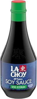 La Choy Lite Soy Sauce, 10 fl oz. | Gluten-Free; fits low carb lifestyle; full flavor with half the sodium of regular La Choy soy sauce; add to rice, stir-fries