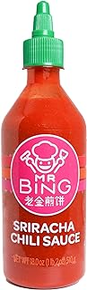 Mr. Bing Sriracha Chili Sauce 18oz | Made with Thai Chilis from Family Owned Farms | Spicy Bold Flavor Perfect For Sauces, Dips, Marinades (18 oz, 1, Count)
