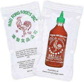 Sriracha2Go Huy Fong Foods Sriracha Chili Hot Sauce Packets (200-Pack)
