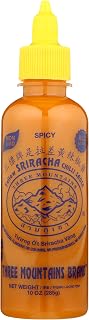 Three Mountains Brand Yellow Sriracha Chilli Sauce, 10 OZ