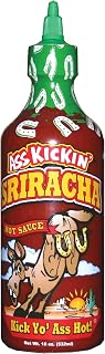ASS KICKIN' Sriracha Hot Sauce &ndash; Sriracha Hot Chili Sauce - Try if you dare &ndash; Perfect Gourmet Gift for the Hot Sauce Fan (Sriracha Sauce)