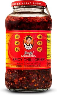 Lao Gan Ma Spicy Chili Crisp Hot Sauce &ndash; Authentic Chinese Chili Oil with Crunchy Onion & Fermented Soybean, Family/Restaurant Size 23.63 Oz (670g)
