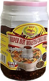 Dragonfly Super Hot Roasted Chili Oil - 340 Grams/12 Ounces