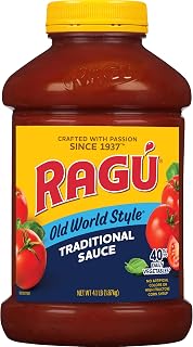 RAG&Uacute; Old World Style Traditional Sauce, Perfect for Italian Style Meals at Home, 66 oz