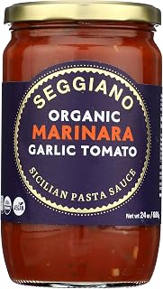 Seggiano Organic Garlic Marinara Pasta Sauce, 24 OZ