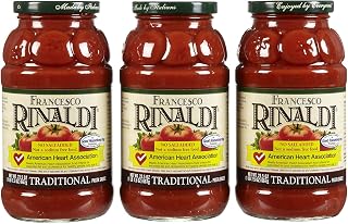 Francesco Rinaldi Traditional Pasta Sauce, No Salt Added,1.46 Pound (Pack of 3)