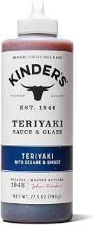 Teriyaki Sauce and Glaze, Teriyaki With Sesame and Ginger 26.8oz