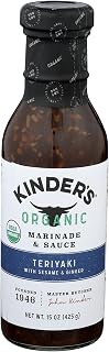 KINDERS Organic Teriyaki Marinade & Sauce, 15 OZ