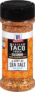 McCormick A Hint of Sea Salt Mexican Taco Truck Seasoning, 4.27 oz