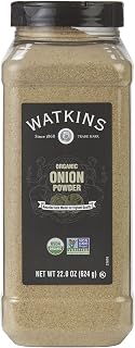 Watkins Gourmet Spice, Organic Onion Powder, Bulk Food Service Size, 22 oz (Pack of 1)
