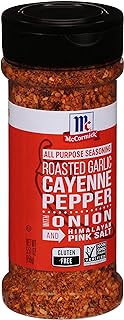McCormick Roasted Garlic Cayenne Pepper with Onion and Himalayan Pink Salt All Purpose Seasoning, 5.51 oz
