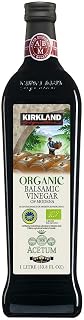 Kirkland Signature Organic Balsamic Vinegar, 1 Liter (33.81 Fluid Ounce) | USDA Certified Organic balsamic vinegar aged in Modena, Italy, for a smooth, rich, well-balanced flavor