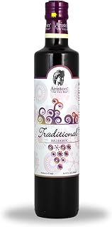 Ariston Aged Balsamic Vinegar of Modena, Traditional Flavored, 16.9 Fl Oz | Gourmet Italian Vinegar, Oak Barrel Aged, Perfect for Salads, Pasta & Finishing Dishes, No Added Sugar, Vegan