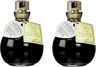 Fattoria Estense Silver Label Aceto Balsamico Di Modena Vinegar, 8.5 Fluid Ounce (Pack of 2)