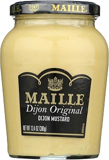Maille Originale Dijon Mustard, Made in France, Fancy Dijon, 13.4 oz 1PK | For sandwiches, marinades, vinaigrettes and recipes; Dijon Originale; 13.4 oz.