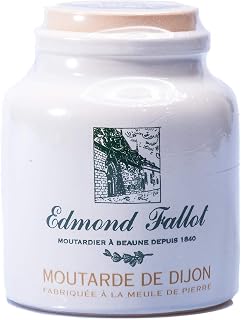 Edmond Fallot Original Dijon Mustard in Crock, 9 Ounce