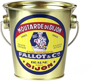 Edmond Fallot Dijon Mustard 15.8Oz Jar Inside Tin Pail