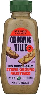 Organicville Organic Salt Free Mustard, 12 OZ