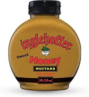 Inglehoffer Original Sweet Honey Mustard, Made with Real Honey, 10.25 oz | Sweet honey mustard made with real honey, smooth & tangy on sandwiches & chicken. European quality made in America.