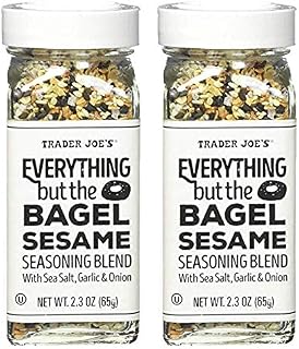 Trader Joe's Everything but The Bagel Sesame Seasoning Blend 2.3 Oz (2-Bottle)